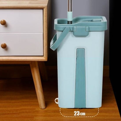 Avec son seau compact ma Serpillère se range dans les espaces restreints 