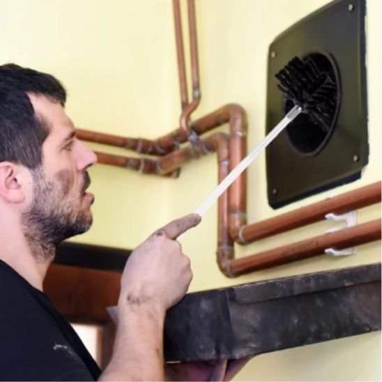 La qualité de nettoyage du balai brosse améliore un système de ventilation