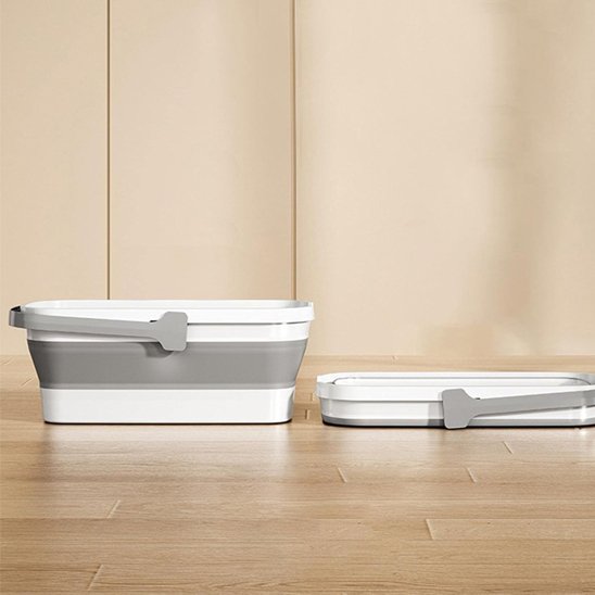 Le Seau pliable est la solution gain de place pour notre quotidien