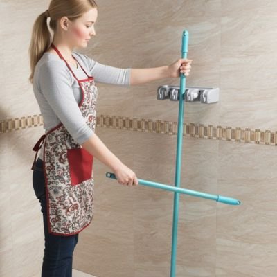 Avec le porte balai mural plaisir retrouvé espace bien rangé