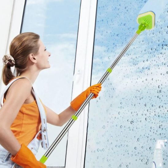 balai serpillère convient pour les sols, les murs et les vitres