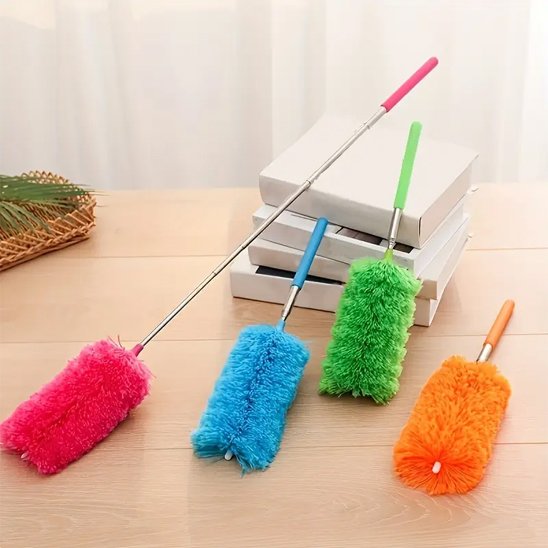 Ce plumeau pour poussière se présente en plusieurs couleurs