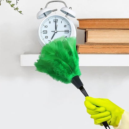 La poignée du plumeau pour poussière offre une bonne prise en main