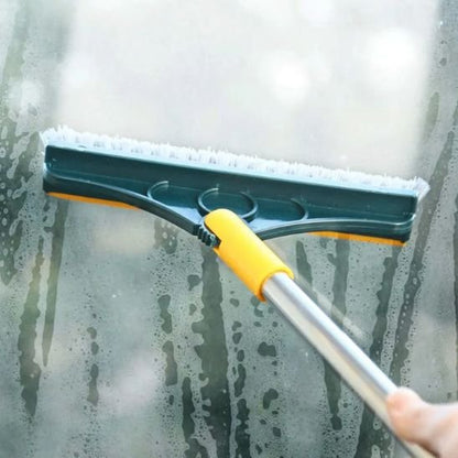 Le balai rotatif et sa tête à 180 degrés
