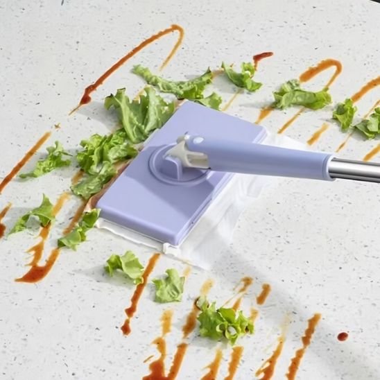 Le balai serpillère s'intègre facilement dans notre routine