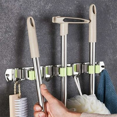 Le porte balai mural transforme notre espace de vie