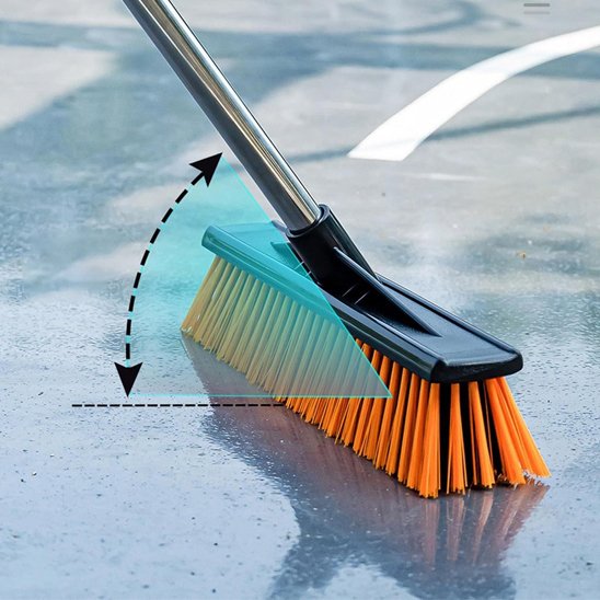 Une position pratique de ce balai