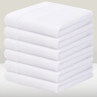 Torchons de Cuisine - CottonTowelsSoft™ - Blanc - VertLaVie