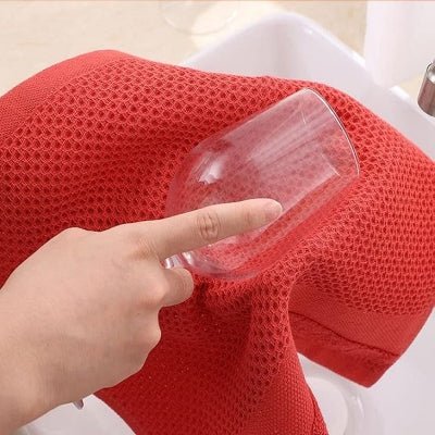 Torchons de Cuisine - CottonTowelsSoft™ - Rouge - VertLaVie